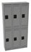 K4155 Lckr 2x3Lckr Md Gray 72 x36 x12 Assm