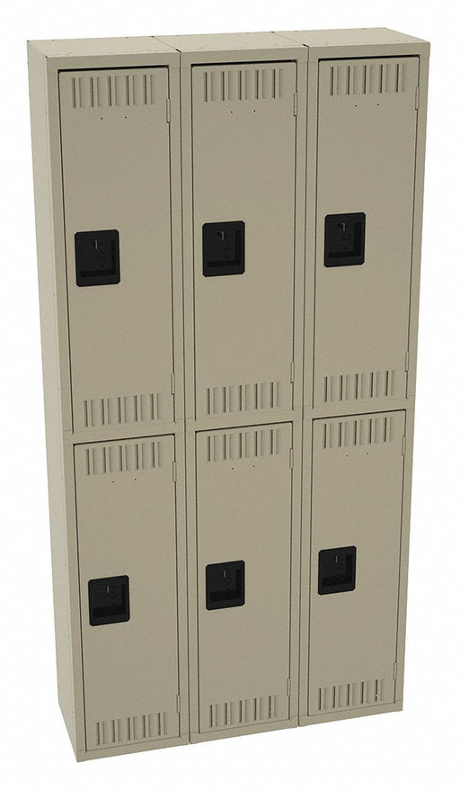 K4155 Wrdrb Lckr 2x3Lckr Sand 72 x36 x12 Assm