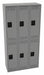 K4156 Lckr 2x3Lckr Md Gray 72 x36 x15 Assm