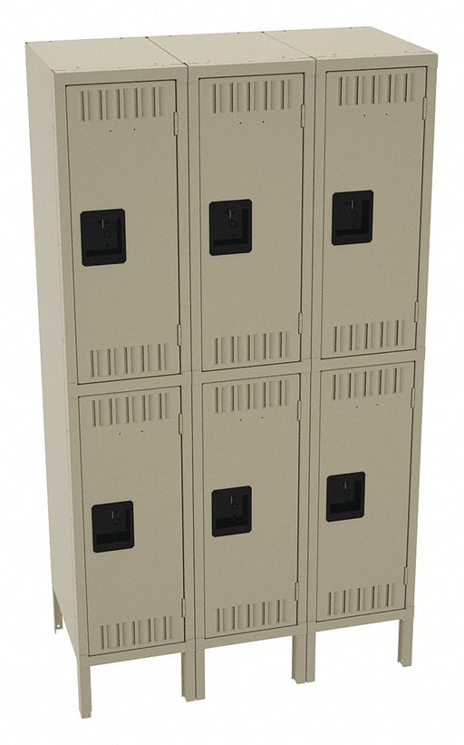 K4144 Wrdrb Lckr 2x3Lckr Sand 66 x36 x18 Assm