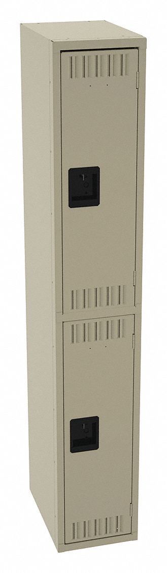 Wrdrb Lckr 2x1Lckr Sand 72 x12 x18 Assm