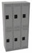 K4157 Lckr 2x3Lckr Md Gray 72 x36 x18 Assm
