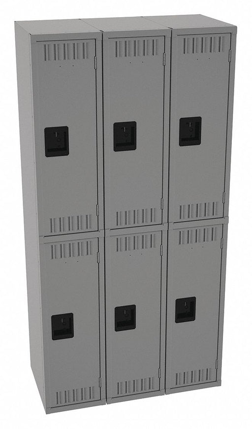K4157 Lckr 2x3Lckr Md Gray 72 x36 x18 Assm