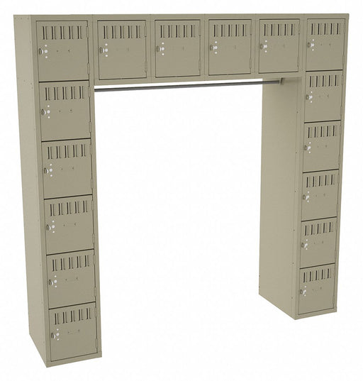 Bx Lckr 6x6Lckr Sand 72 x72 x18 Assm
