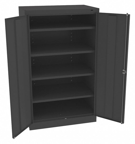 K3842 Storage Cabinet 60 x36 x24 Black 4Shlv
