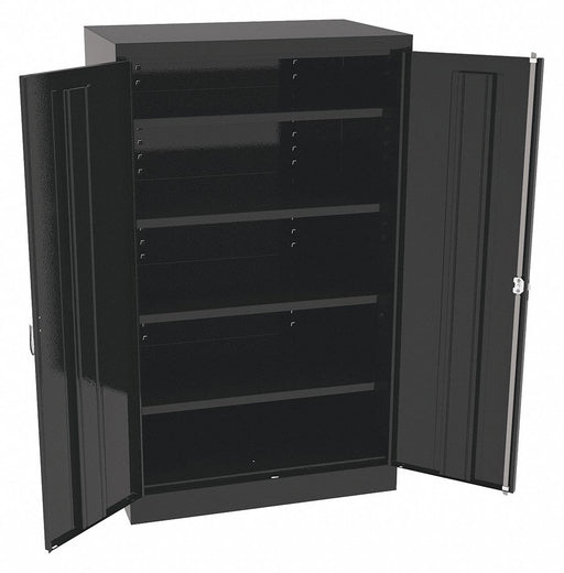 K3842 Storage Cabinet 60 x36 x24 Black 4Shlv