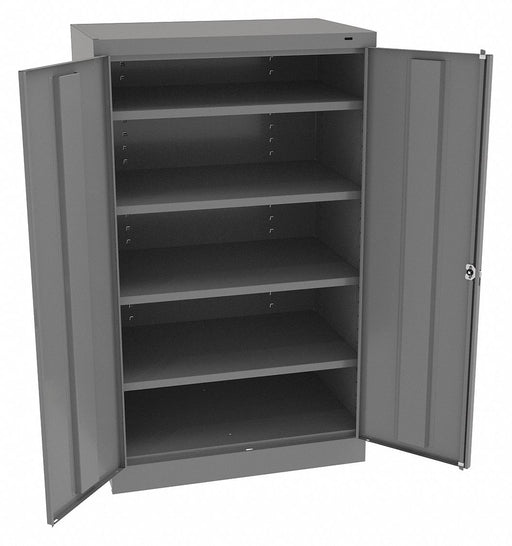 K3842 Storage Cabinet 60 x36 x24 MdGry 4Shlv