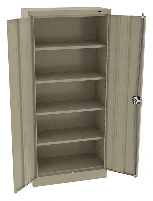 K3834 Storage Cabinet 66 x30 x15 Sand 4Shlv