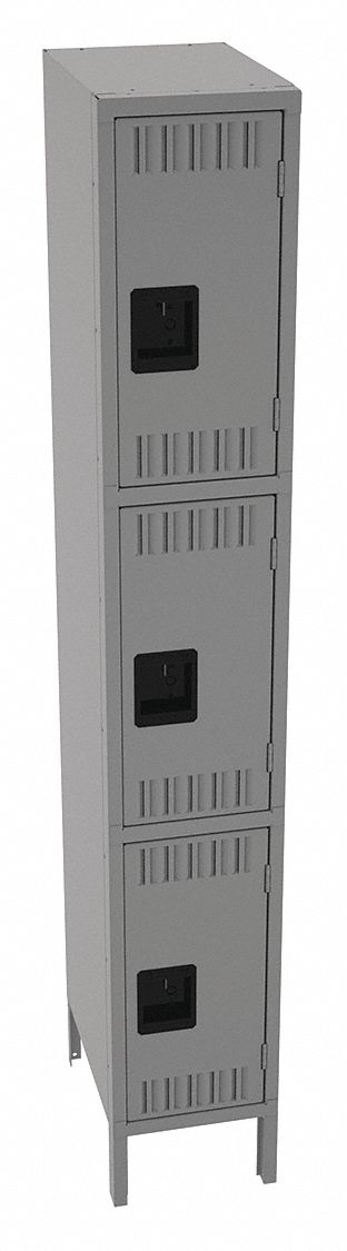 K4164 Lckr 3x1Lckr Md Gray 78 x12 x18 Assm