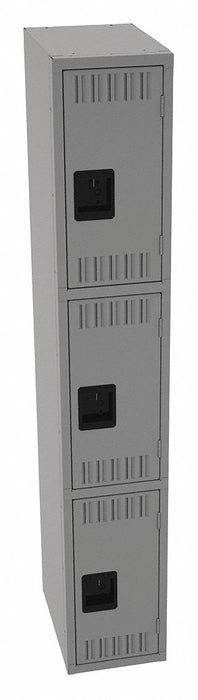 K4154 Lckr 3x1Lckr Md Gray 72 x12 x18 Assm