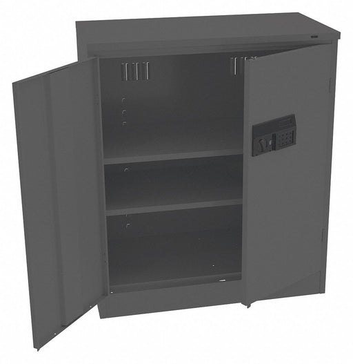 Storage Cabinet 42 x36 x18 Black 2Shlv