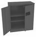 Storage Cabinet 42 x36 x18 Black 2Shlv