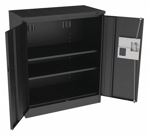 K3830 Storage Cabinet 42 x36 x18 Black 2Shlv