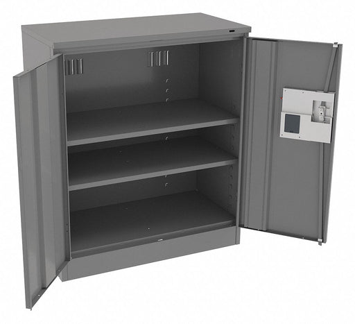 K3830 Storage Cabinet 42 x36 x18 MdGry 2Shlv