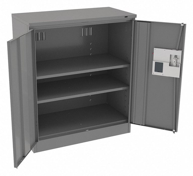 K3830 Storage Cabinet 42 x36 x18 MdGry 2Shlv