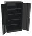 K3842 Storage Cabinet 66 x36 x24 Black 4Shlv