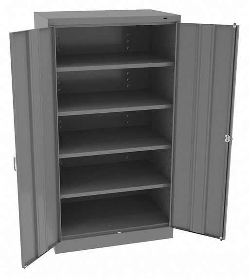 K3842 Storage Cabinet 66 x36 x24 MdGry 4Shlv