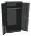 K3911 Storage Cabinet 72 x36 x18 Black 1Shlv