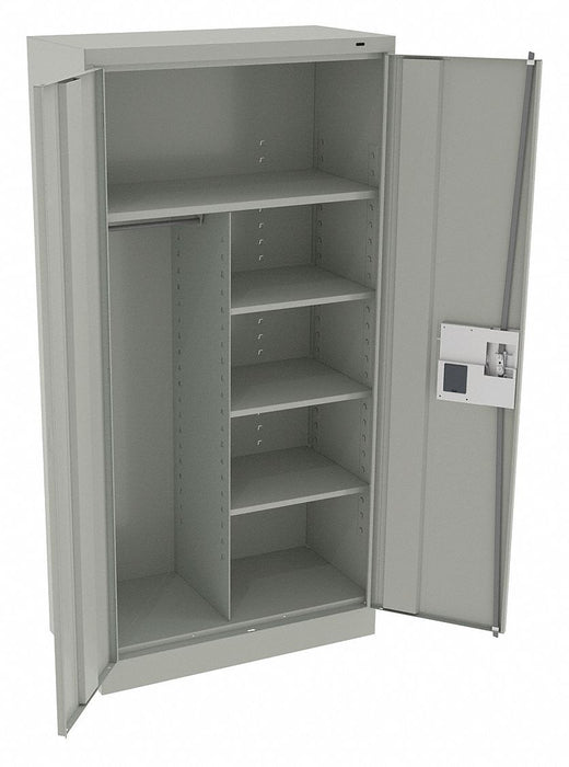 Storage Cabinet 72 x36 x18 LtGry 5Shlv