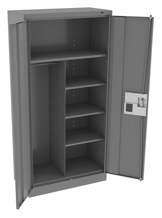 Storage Cabinet 72 x36 x18 MdGry 5Shlv