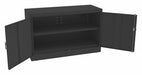 Storage Cabinet 30 x48 x18 Black 1Shlv