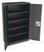 K3874 Storage Cabinet 78 x48 x24 Black 4Shlv