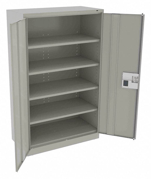 K3874 Storage Cabinet 78 x48 x24 LtGry 4Shlv