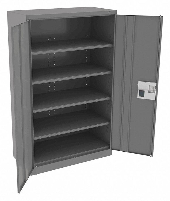 K3874 Storage Cabinet 78 x48 x24 MdGry 4Shlv