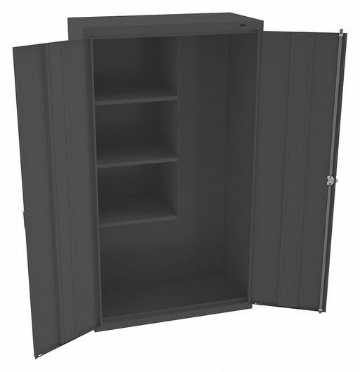 K4848 Storage Cabinet 64 x36 x18 Black 3Shlv
