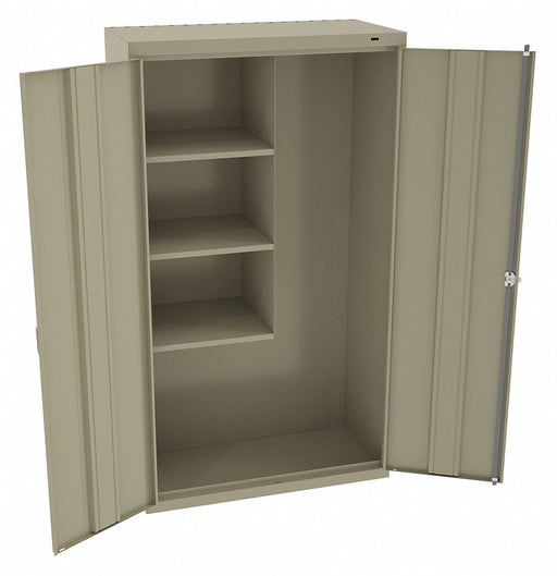 K4848 Storage Cabinet 64 x36 x18 Sand 3Shlv