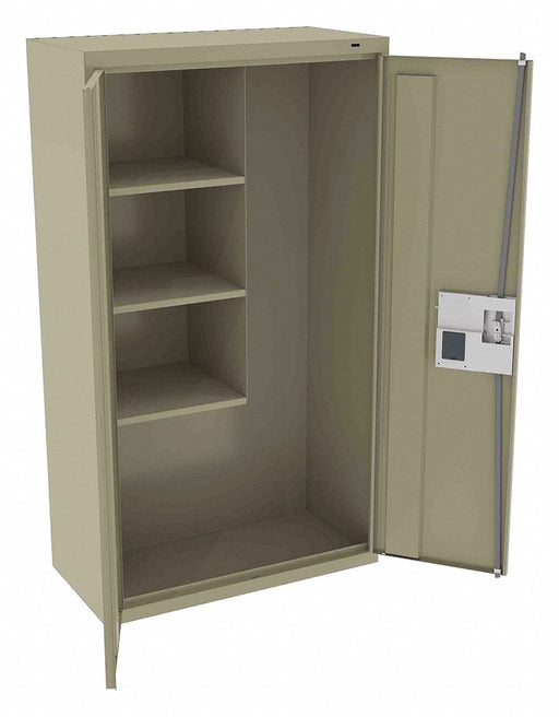 K4849 Storage Cabinet 64 x36 x18 Sand 3Shlv