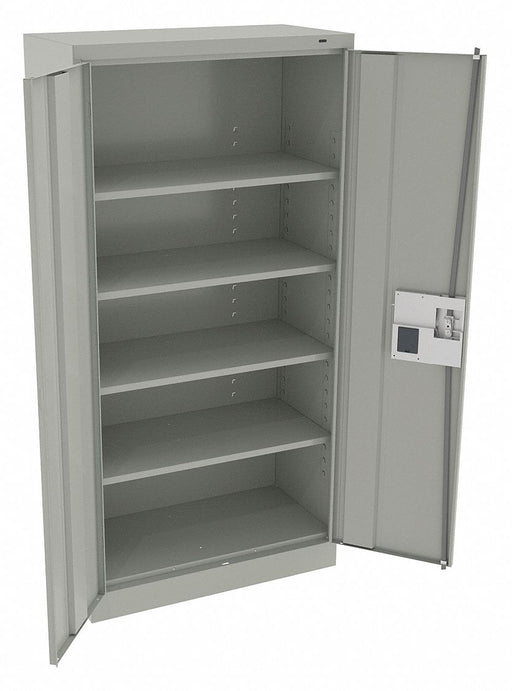 K3837 Storage Cabinet 72 x36 x18 LtGry 4Shlv