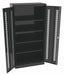 Storage Cabinet 72 x36 x18 Black 4Shlv