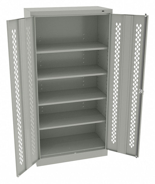 Storage Cabinet 72 x36 x18 LtGry 4Shlv