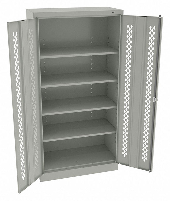 Storage Cabinet 72 x36 x18 LtGry 4Shlv