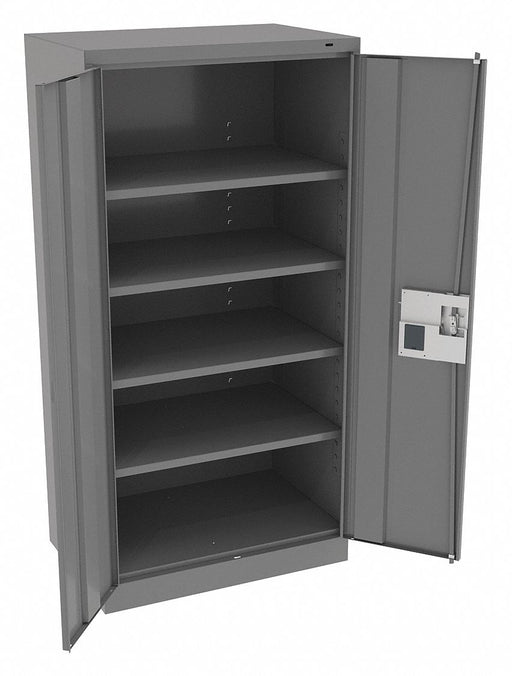 K3843 Storage Cabinet 72 x36 x24 MdGry 4Shlv