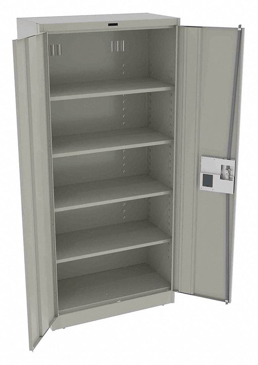 K3839 Storage Cabinet 78 x36 x18 LtGry 4Shlv