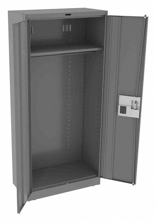 Storage Cabinet 78 x36 x18 MdGry 1Shlv