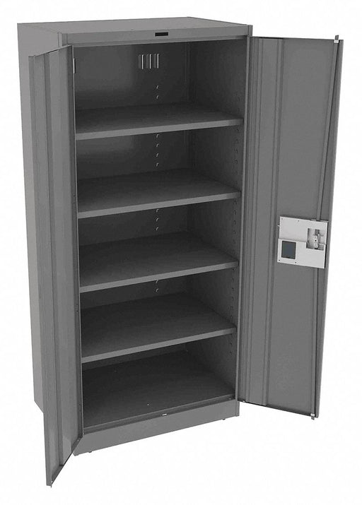 K3844 Storage Cabinet 78 x36 x24 MdGry 4Shlv