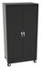 K4834 Storage Cabinet 73 x36 x24 Black 4Shlv