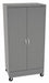 K4834 Storage Cabinet 73 x36 x24 MdGry 4Shlv