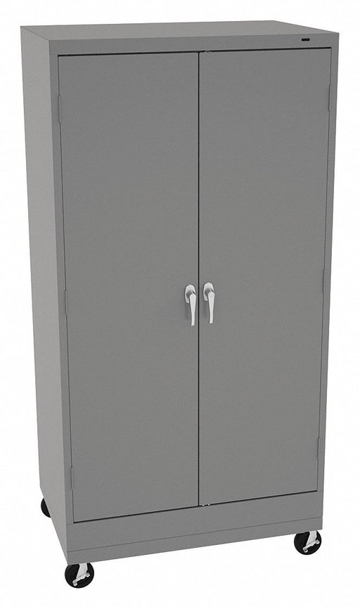 K4834 Storage Cabinet 73 x36 x24 MdGry 4Shlv