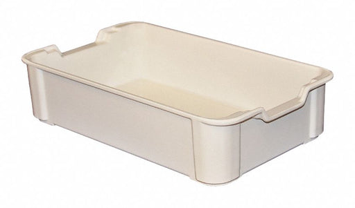 H3425 StackingTote 17.75inL 10.5inW White