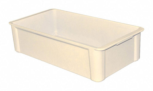 H3428 StackingTote 23.375inL 12inW White