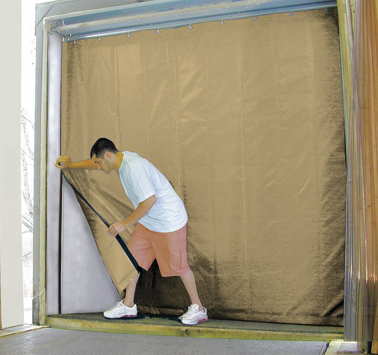 Insulated Truck Curtain 8 ft H x 8 ft W