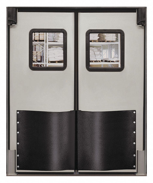 H1837 Swinging Door 8 x 6 ft Cloud Gray PR