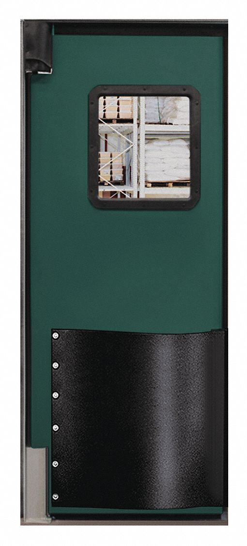 H1814 Swinging Door 7 x 2.5 ft Forest Green
