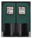 H1843 Swinging Door 8 x 8 ft Forest Green PR