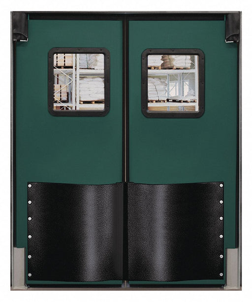 H1835 Swinging Door 7 x 6 ft Forest Green PR