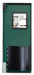 Swinging Door 8 x 3 ft Jade Polyethylene